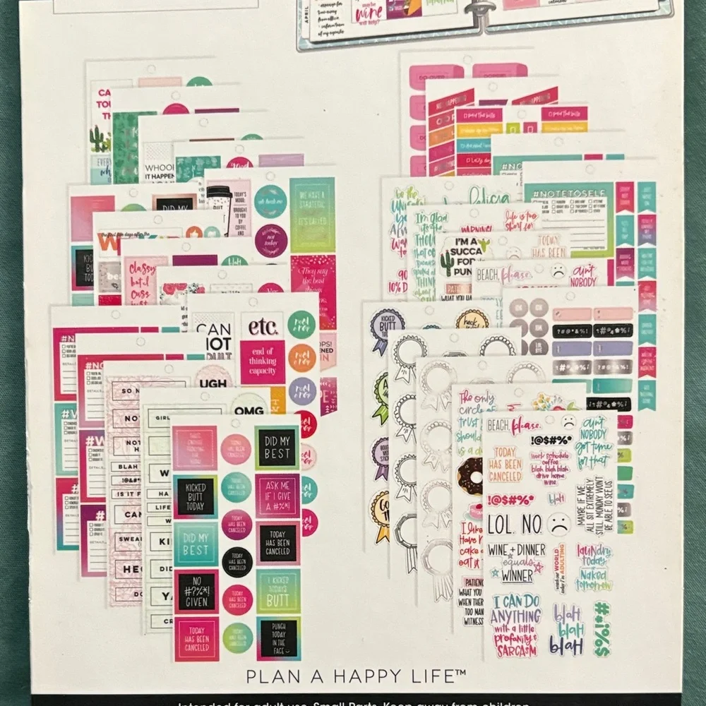 The Happy Planner sassy plans